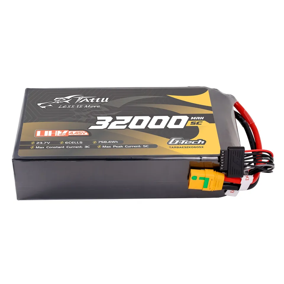 Tattu 32000mAh 6S 23.7V batterie LiPo HV G-Tech XT90S