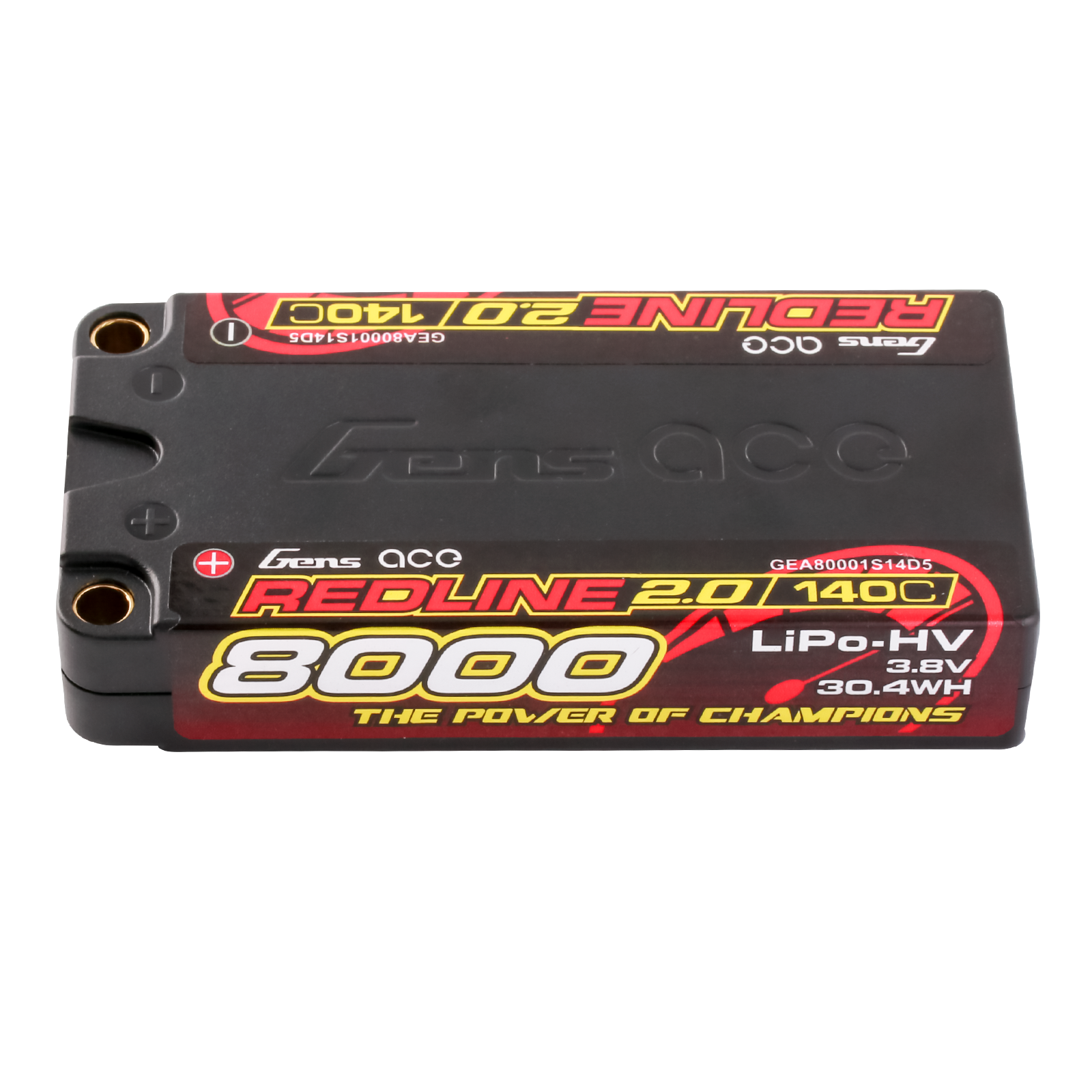 Gens Ace Redline 2.0 8000mAh 1S 140C batterie HV Hardcase