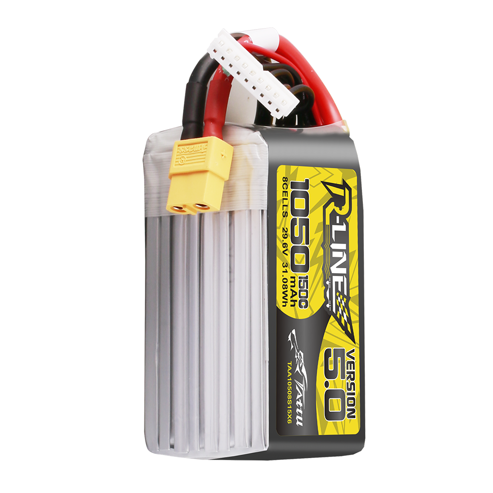 Tattu R-Line 1050mAh 8S 150C Batterie LiPo XT60 V5
