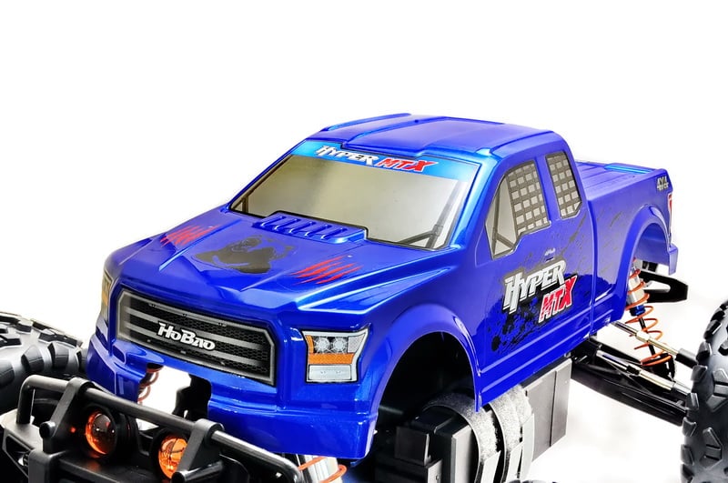 Hobao MTX 94075BUN carrosserie bleue imprimée + mousse