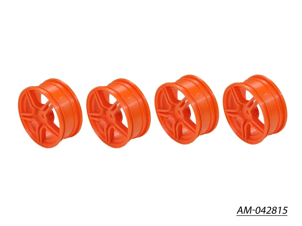 Arrowmax AM-042815 jantes 1/10 TC 5 branches orange x4