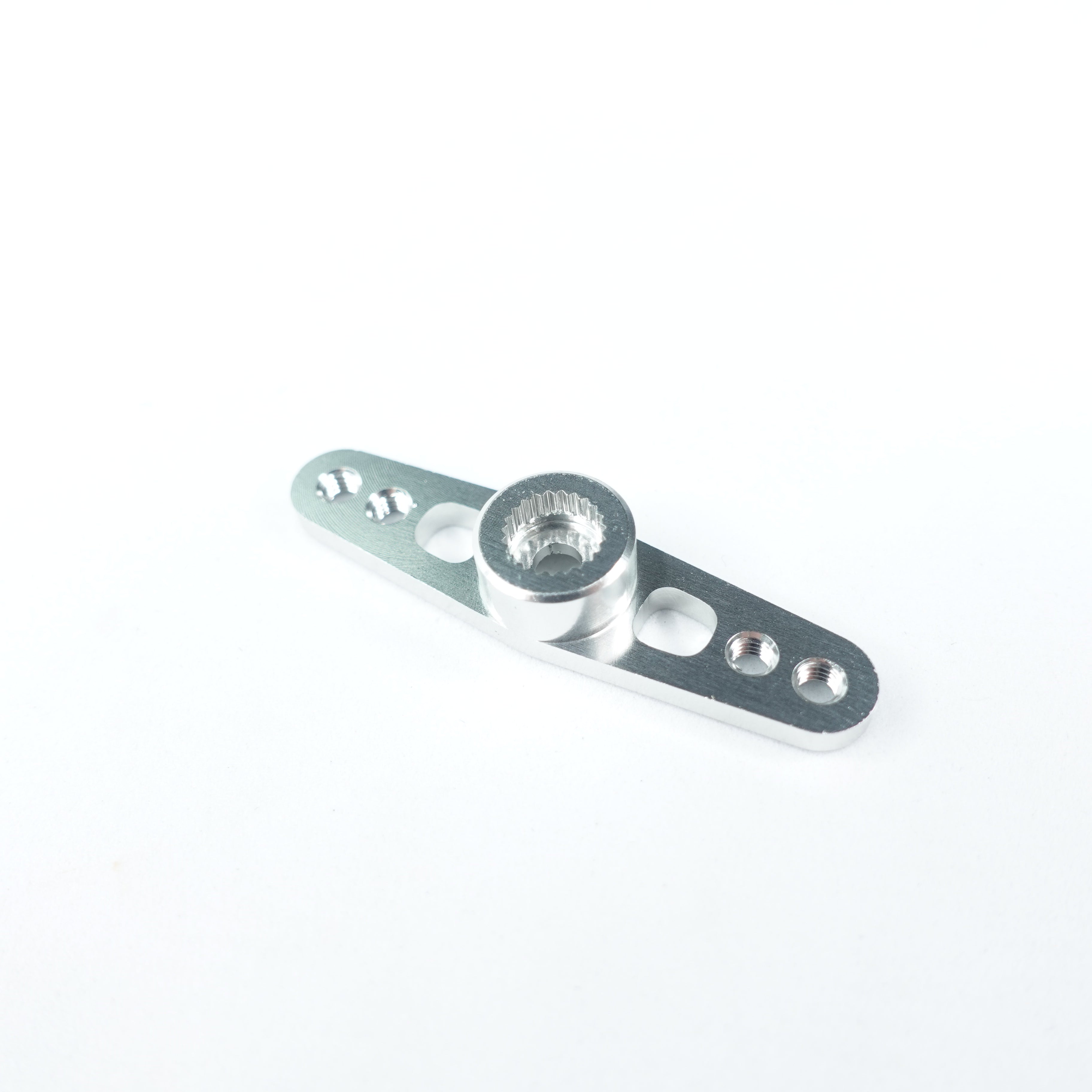 3RACING Palonnier servo double alu 2.6mm argent