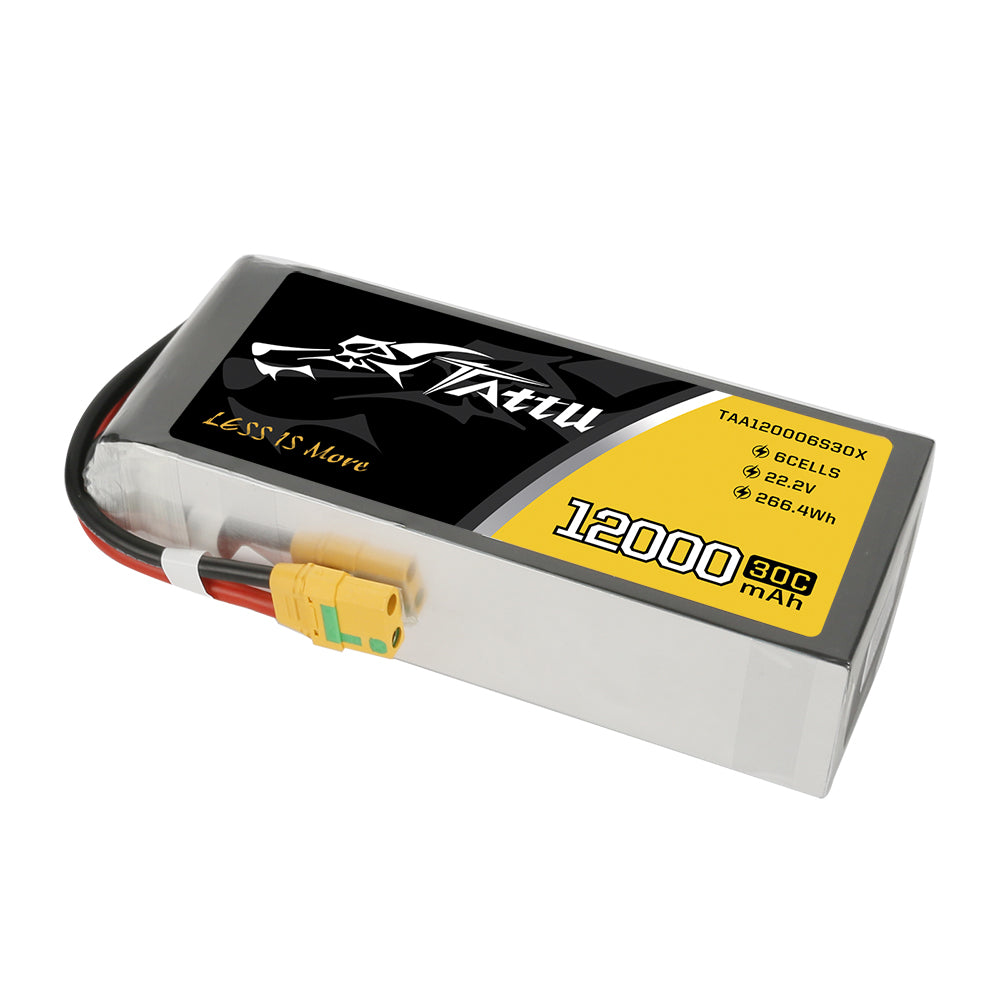 Tattu UAV Classic 12000mAh 6S batterie drone 22.2V XT90 30C