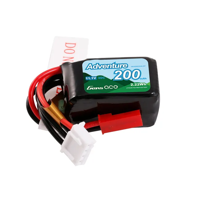 Gens Ace Car Classic 200mAh 3S batterie LiPo JST 30C