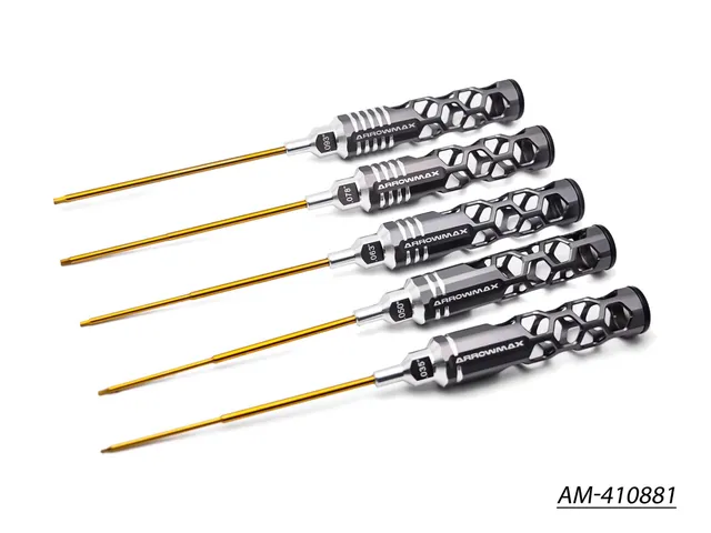 Arrowmax AM-410881 set 5 clés Allen Honeycomb 120 mm