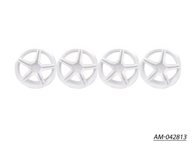 Arrowmax Rims AM-042813 jantes 1/10 TC blanches lot 4