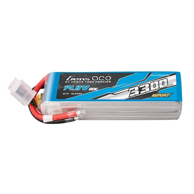 Gens Ace Sport Series batterie lipo 3300mAh 4S 80C sans prise