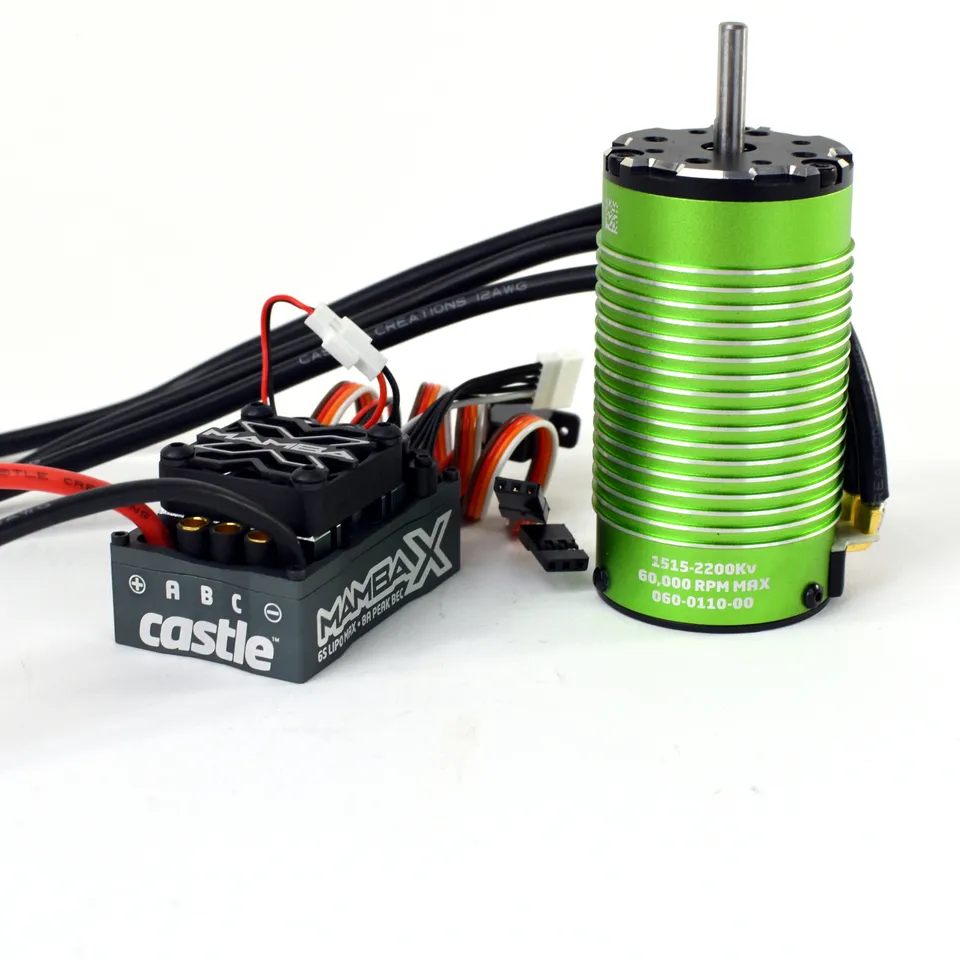 Castle Mamba X 1515-2200KV V2 combo brushless 4S sensored