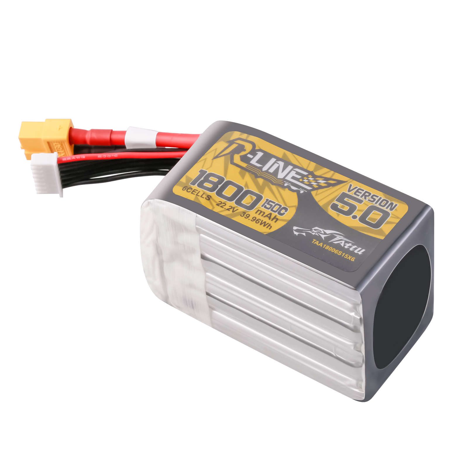 Tattu R-Line 1800mAh 6S Batterie Lipo XT60 150C