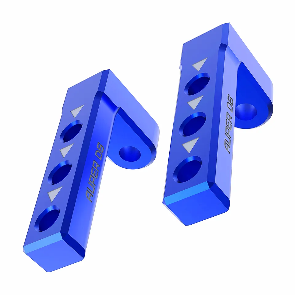 3Racing AuperD5 SAK-D6819 Plots carrosserie avant alu bleu