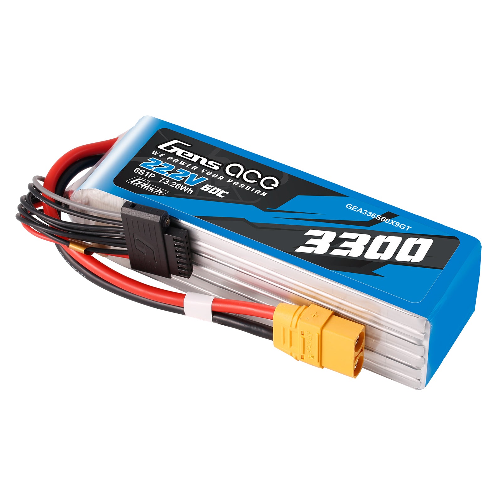 Gens Ace Air Classic 3300mAh 6S 60C batterie LiPo XT90