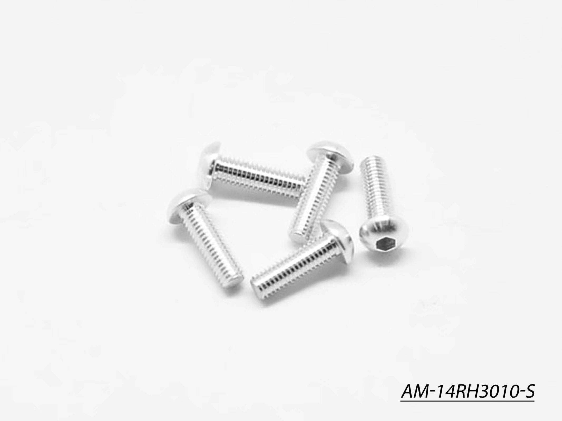 Arrowmax Screws AM-14RH3010-S vis alu M3x10 rondes argent