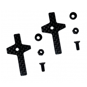 3RACING PARTS BDY-185GWM support aileron graphite 1mm 1:10