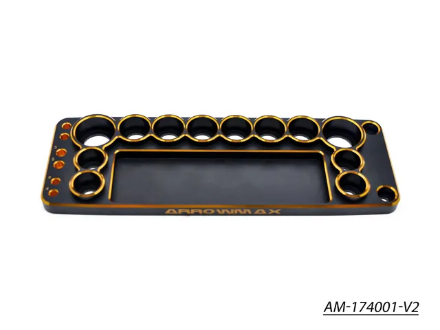 Arrowmax Base setup 1/10 noir doré AM-174001-V2