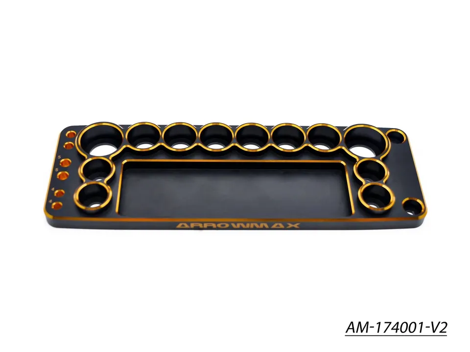 Arrowmax Base setup 1/10 noir doré AM-174001-V2