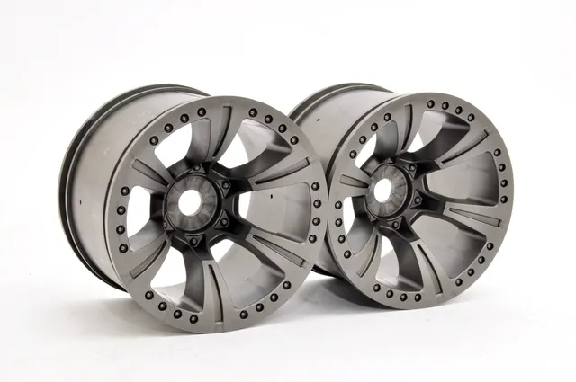 Hobao Car Parts 94074 Roues Hyper MT Plus Grises x2