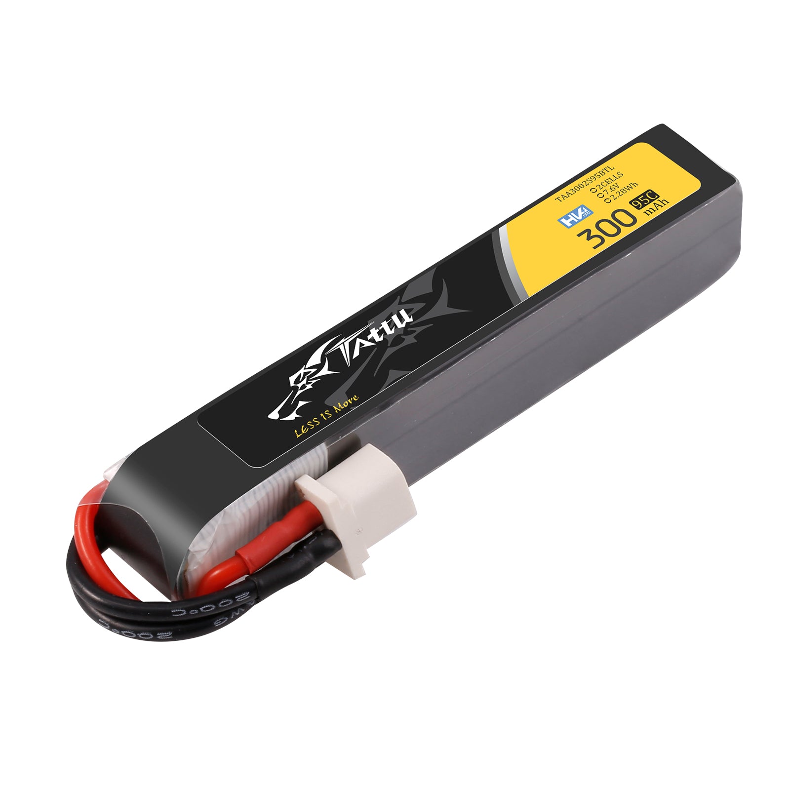 Gens Ace Tattu Whoop 300mAh 2S 95C batterie LiPo BT3.0