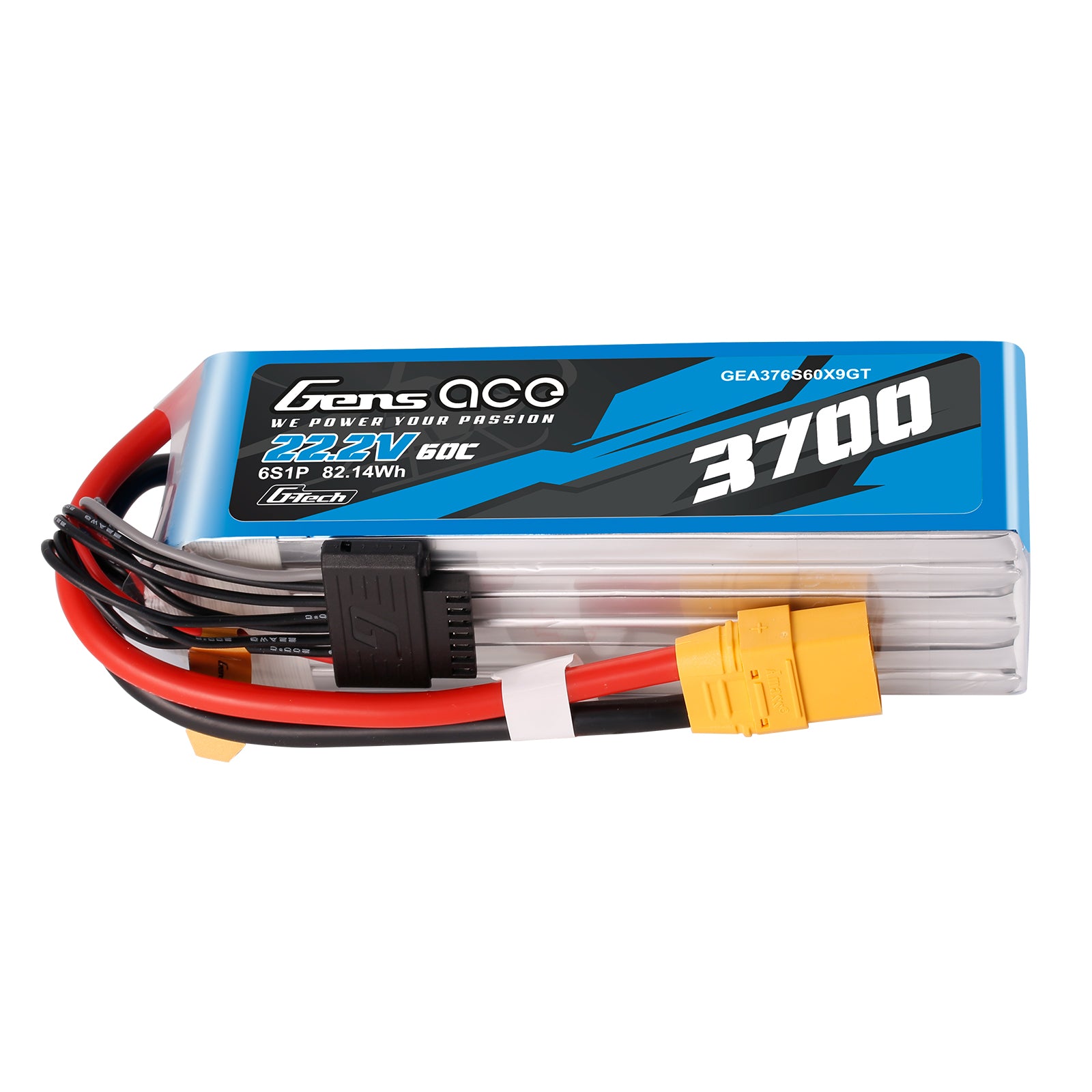 Gens Ace Air Classic 3700mAh 6S batterie lipo 22.2V XT90 hélico