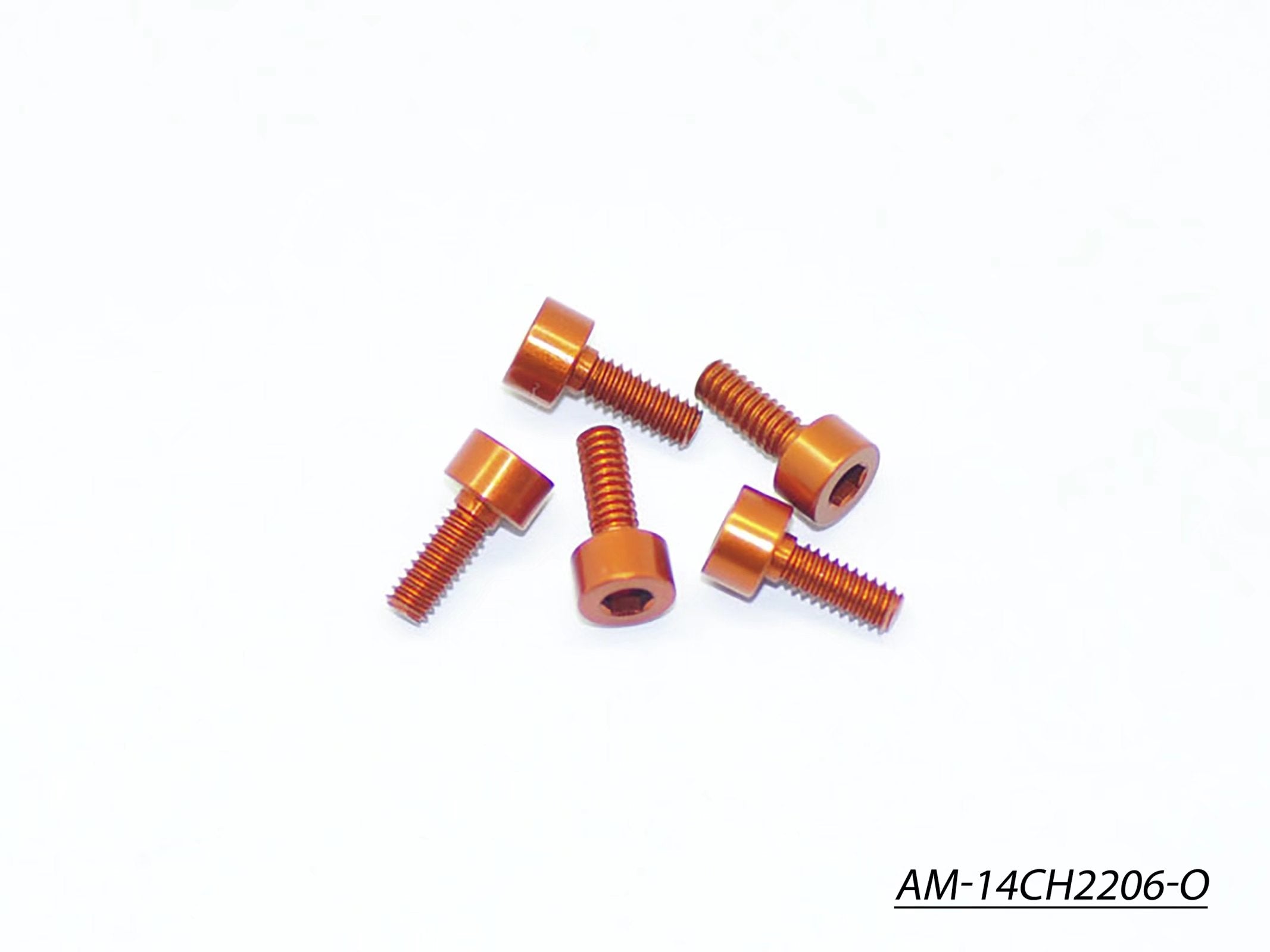 Arrowmax Screws Vis alu M2.2x6 AM-14CH2206-O orange lot 5