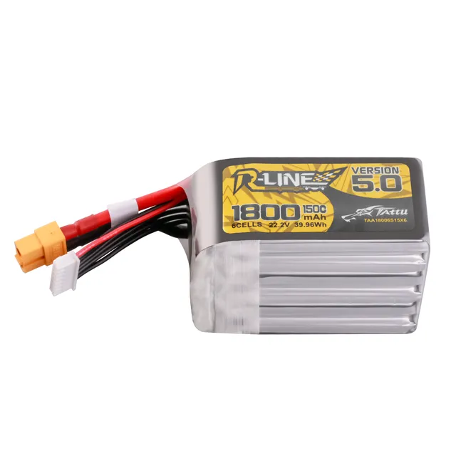 Tattu R-Line 1800mAh 6S Batterie Lipo XT60 150C