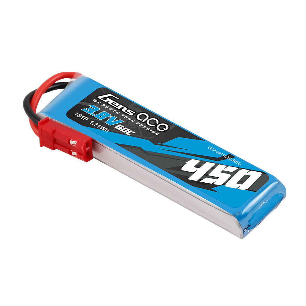 Gens Ace Car Classic batterie LiPo 1S 450mAh HV JST