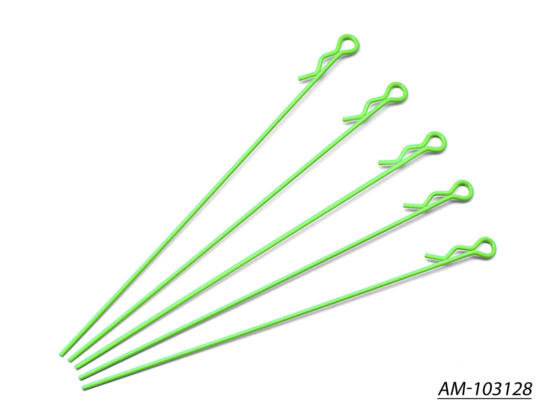 Arrowmax Body Clip clips extra longs verts x5 1/10