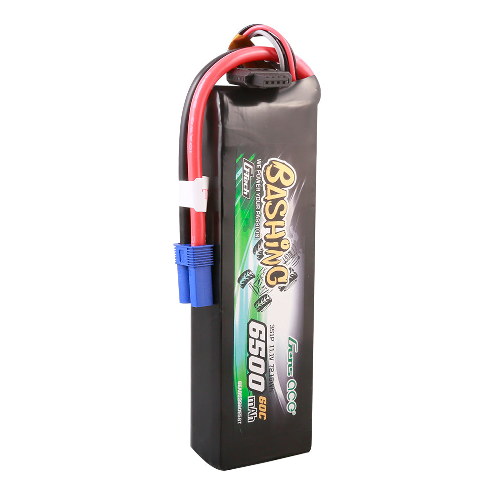 Gens ace Bashing 6500mAh 3S batterie lipo 11.1V EC5
