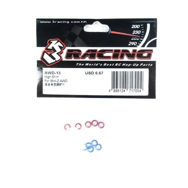 3Racing AWD-13 cale haute Mini-Z AWD Kyosho