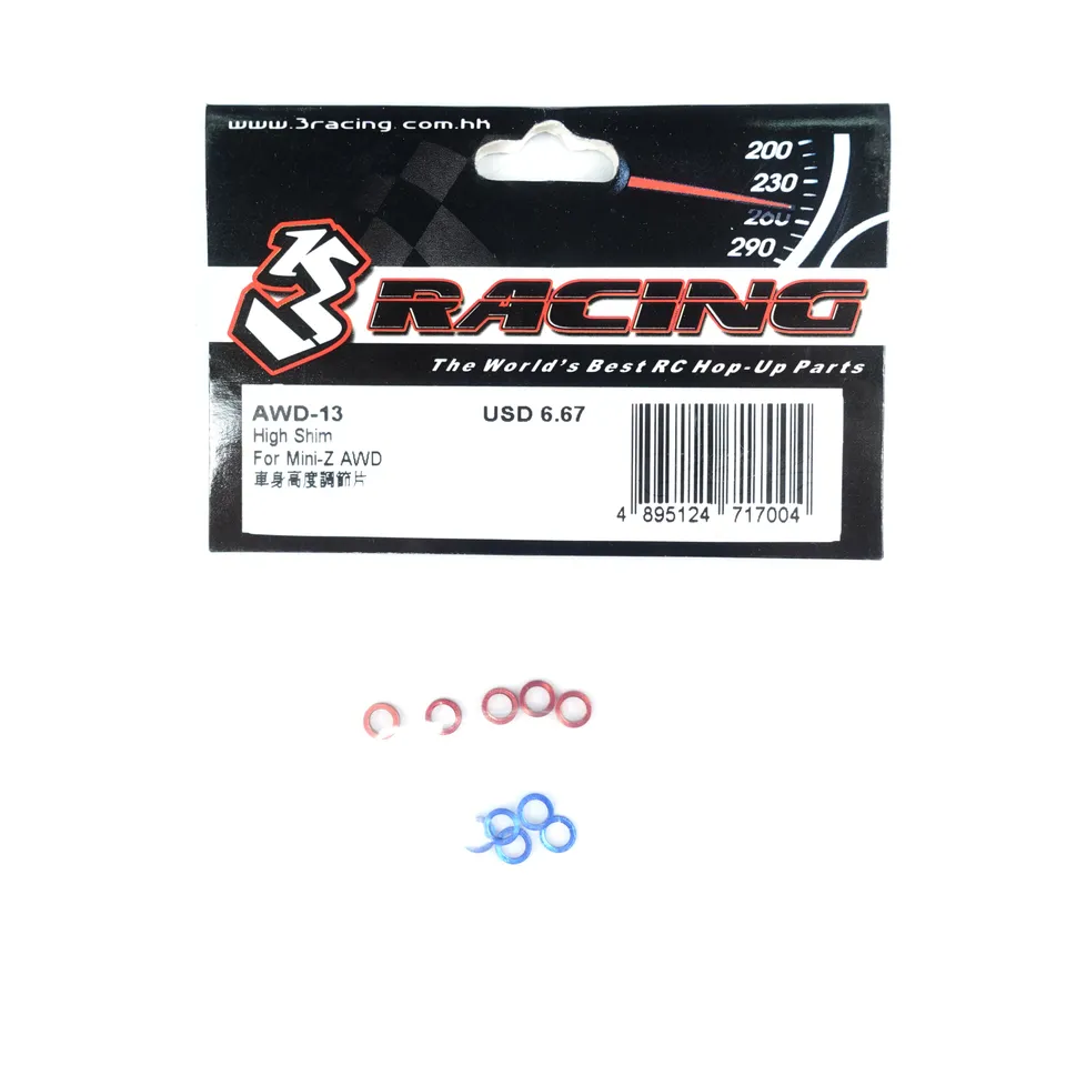 3Racing AWD-13 cale haute Mini-Z AWD Kyosho