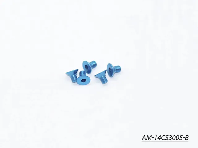 Arrowmax Screws AM-14CS3005-B vis alu M3x5 bleue x5