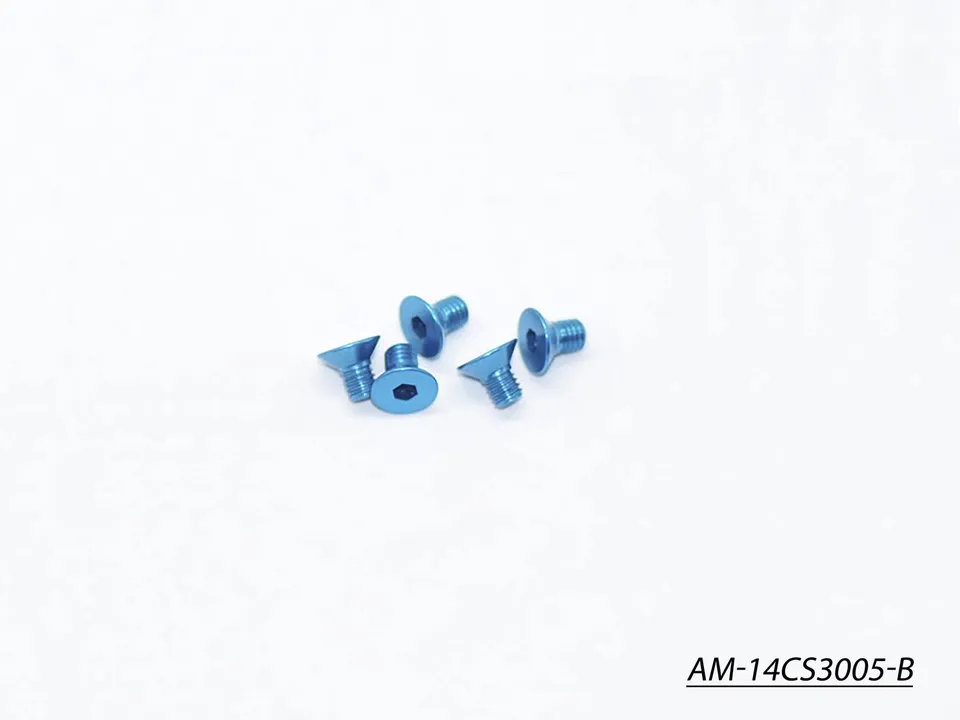 Arrowmax Screws AM-14CS3005-B vis alu M3x5 bleue x5
