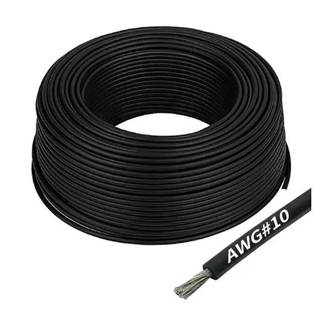 Gens Ace fil silicone AWG10 noir 1 mètre