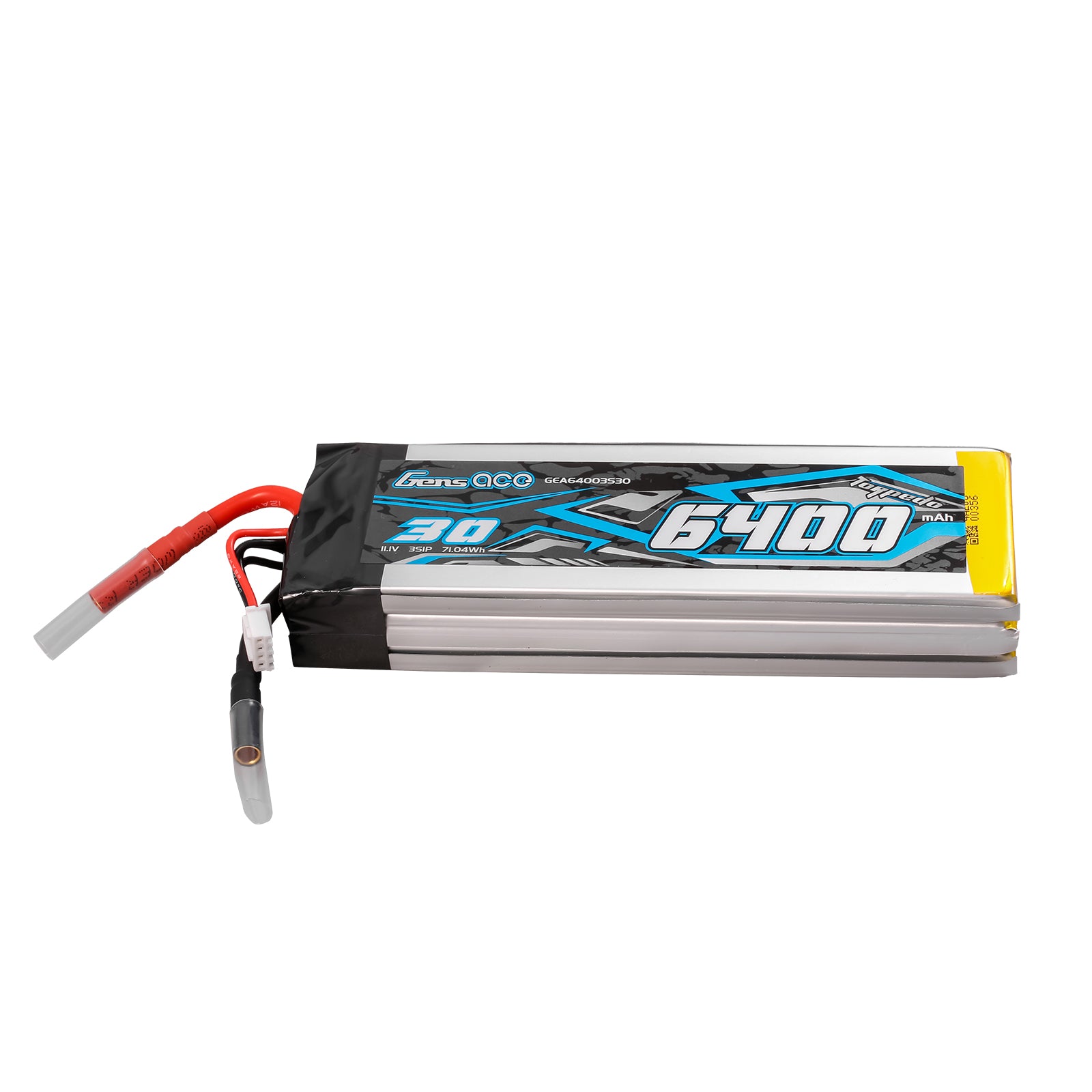 Gens ace Car Classic 6400mAh 3S batterie lipo bateau 4.0mm