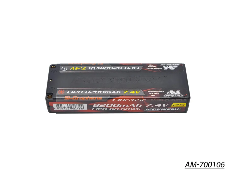 Arrowmax 2S LiPo batterie AM-700106 8200mAh 7.4V 65C
