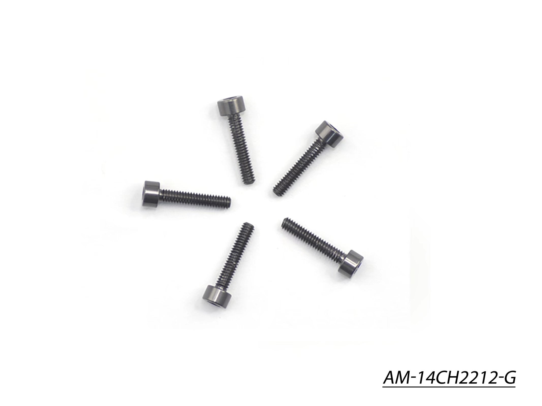 Arrowmax Screws AM-14CH2212-G vis alu M2.2x12 grise x5