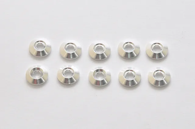 Hobao 87044S lot 10 bagues alu 3,2x10mm pièce RC