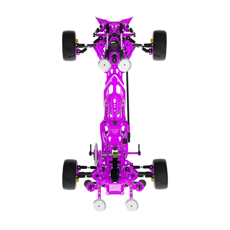 3Racing KIT-AUPERD6 voiture drift 1/10 rouge courroie