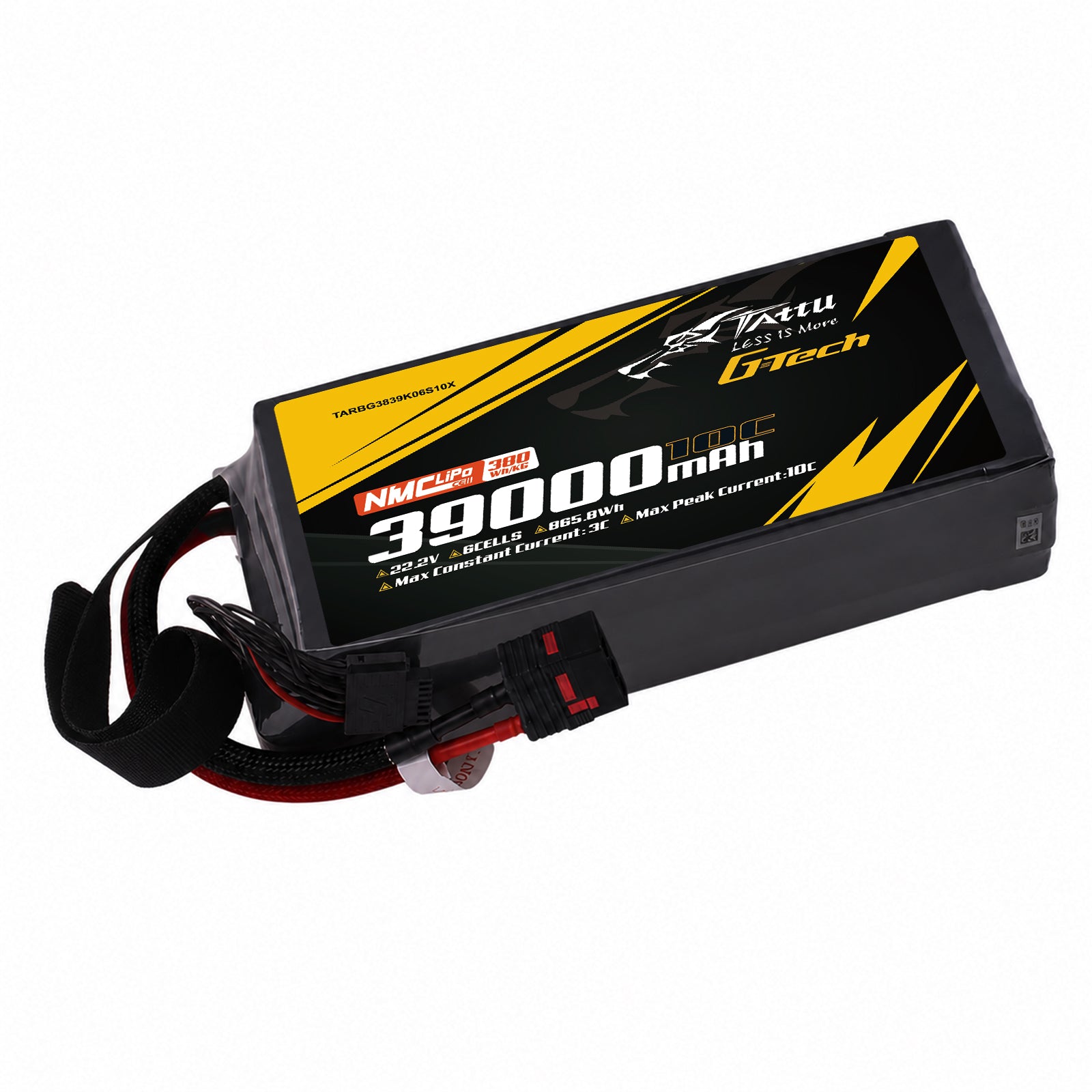 Tattu Semi-Solid 39000mAh 6S 10C batterie LiPo 22.2V QS8-S