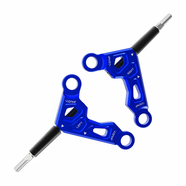 3Racing Auper D5 SAK-D6822 Triangle Avant Alu Bleu