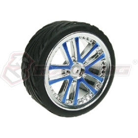 3Racing 5 Dual Spoke Roues Touring 1/10 24mm Noires x4