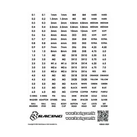 3Racing 3RAD-SK09 chiffres lettres noir transparent
