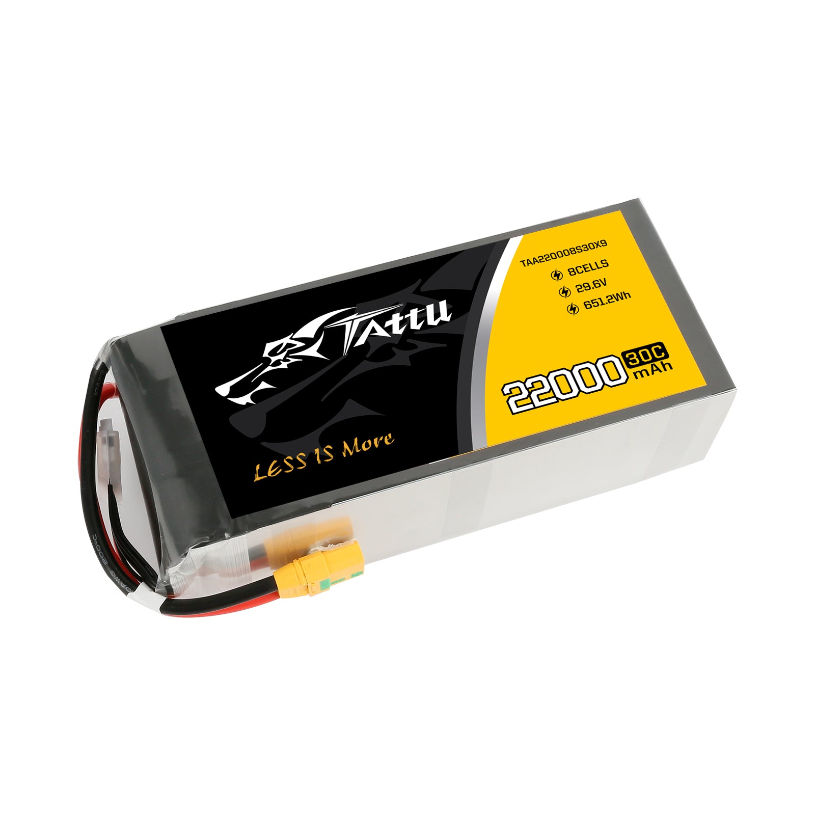 Tattu 22000mAh 8S 29.6V Batterie Lipo 30C XT90-S