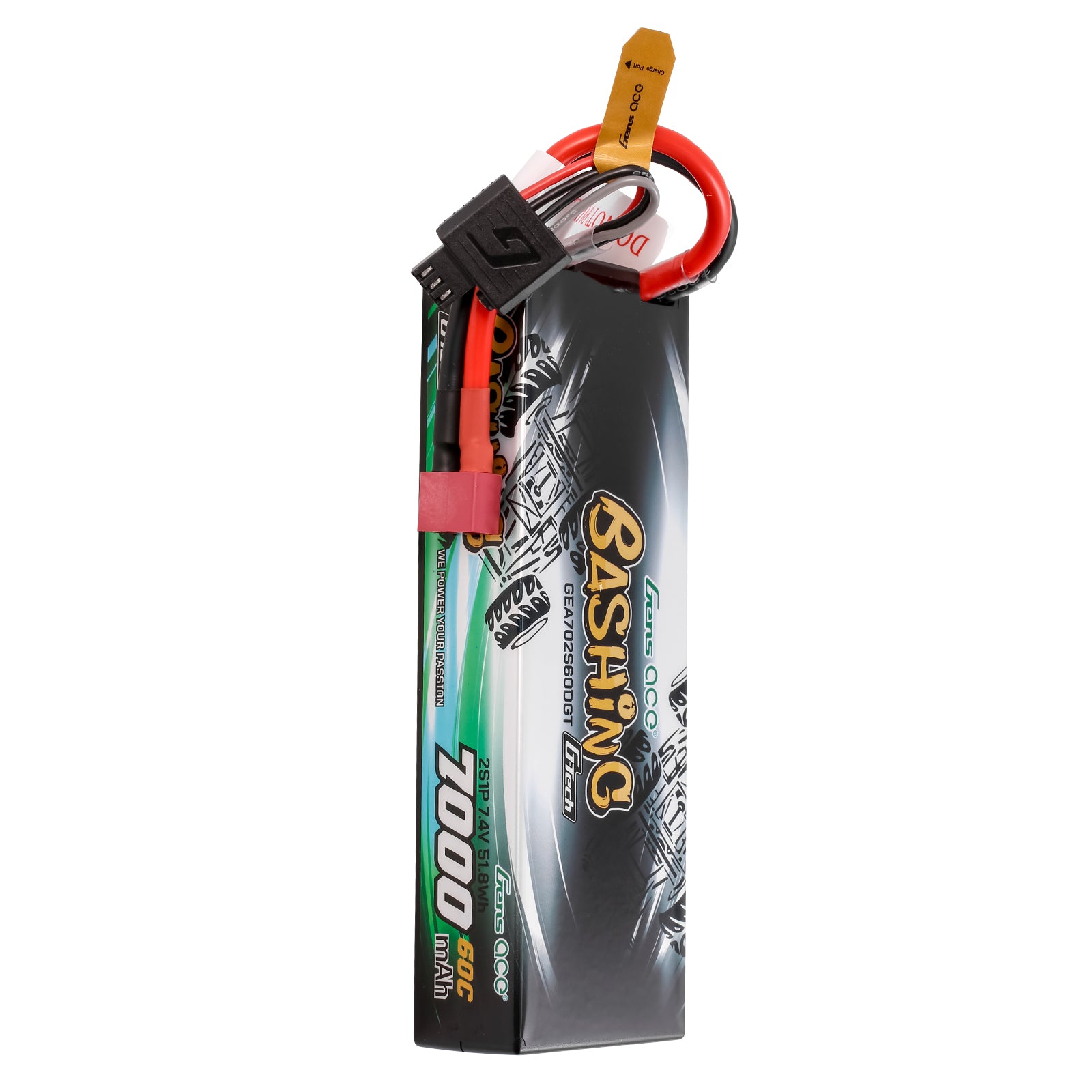 Gens Ace Bashing 7000mAh 2S Batterie LiPo 7,4V Deans