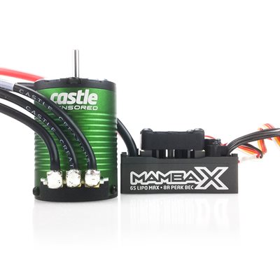 Castle Creation Mamba X 1406-7700KV combo brushless sensored