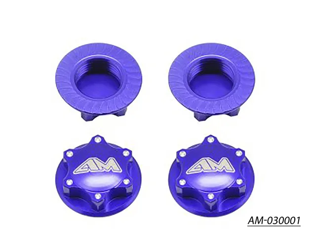Arrowmax AM-030001 écrous alu 1/8 fermés légers x4
