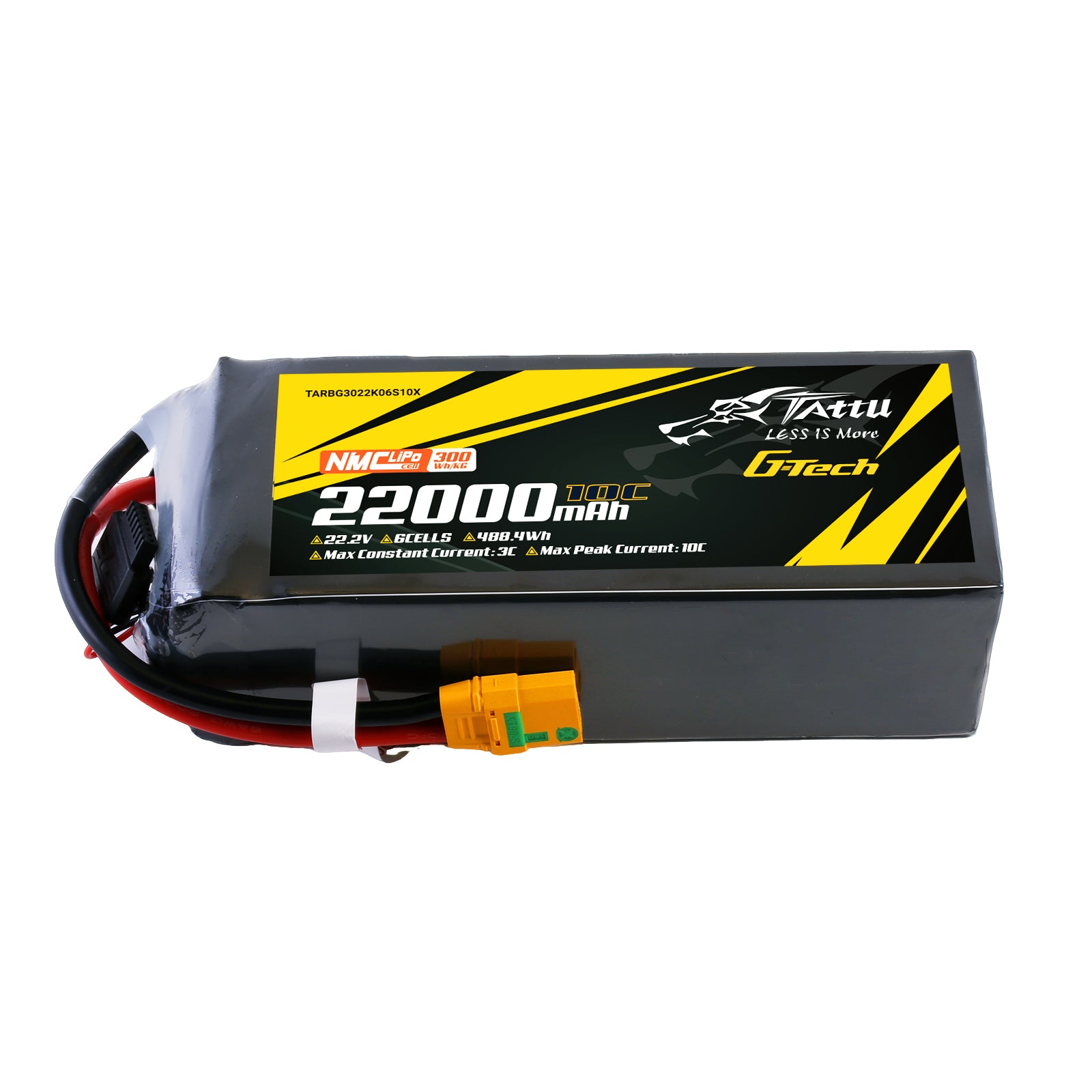 Tattu Semi-Solid batterie lipo 22000mAh 6S 22.2V XT90S-F