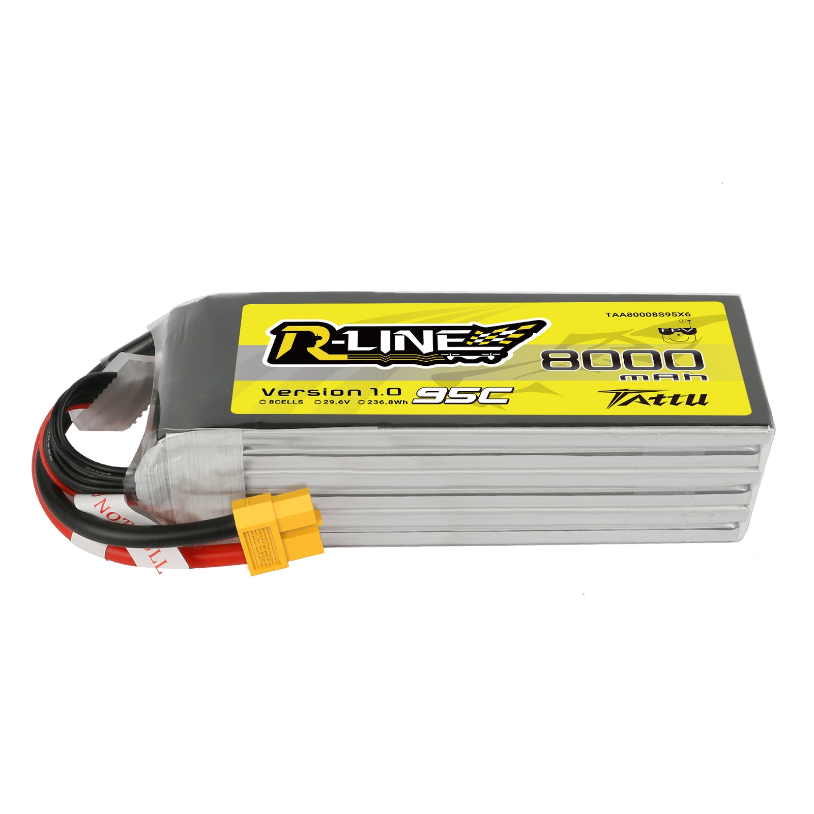 Tattu R-Line 8000mAh 8S 95C Batterie Lipo 29.6V XT60