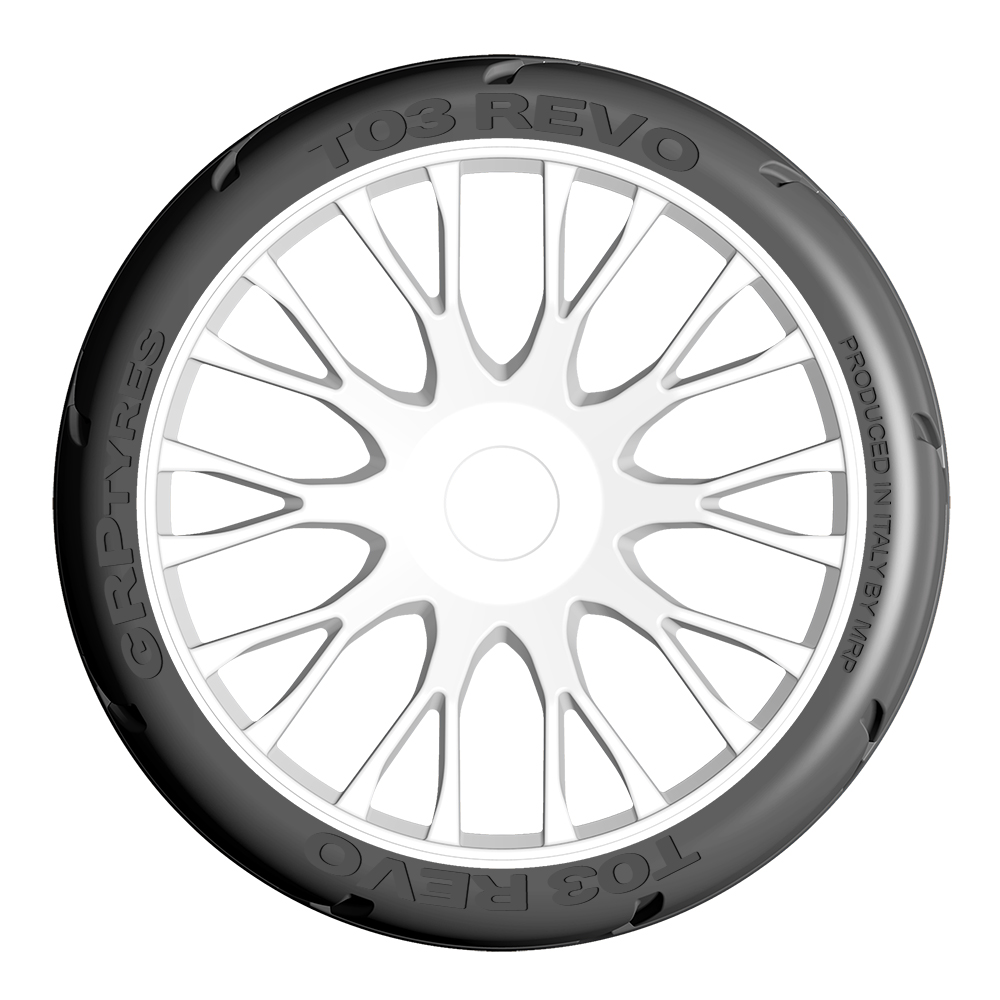 GRP 1:8 GT GTH03-XB3 pneus RC gomme XB3 paire