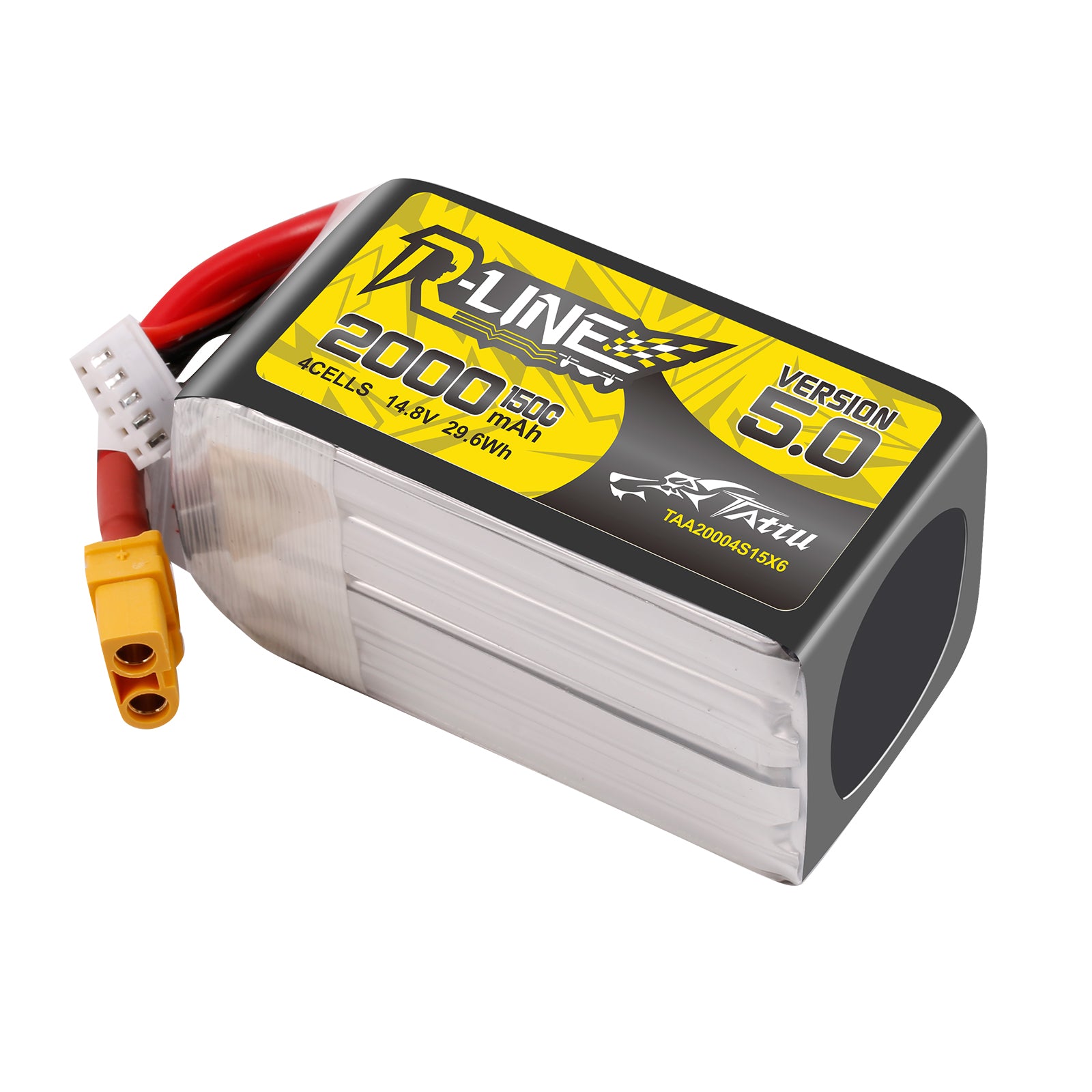 Tattu R-Line Batterie LiPo 2000mAh 4S 150C XT60 V5.0