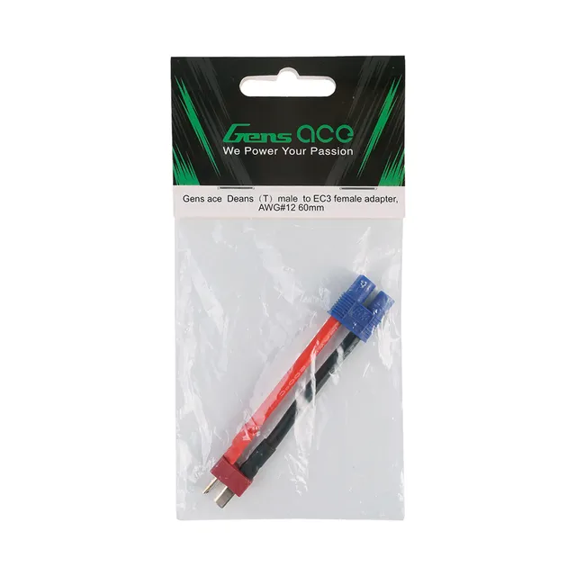 Gens Ace adaptateur Deans mâle vers EC3 femelle